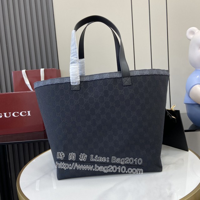 Gucci專櫃古馳最新款Totissima系列中號托特包字母肩背包 jh1962型號：788203